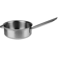 Cerf Dellier Tradition inox sauteuse 32 cm avec anse face à la queue Sale