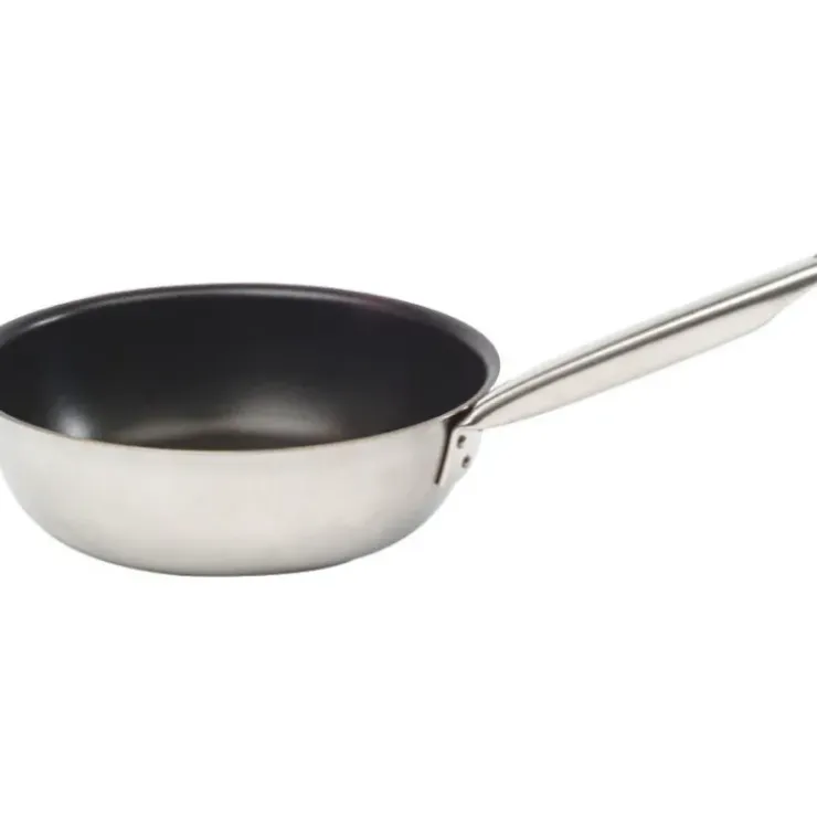 Cerf Dellier Tradition inox sauteuse évasée anti-adhérente 28 cm Discount