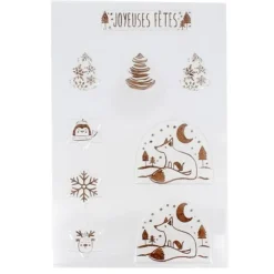 Cerf Dellier Transfert chocolat thème Noël Renard Hot