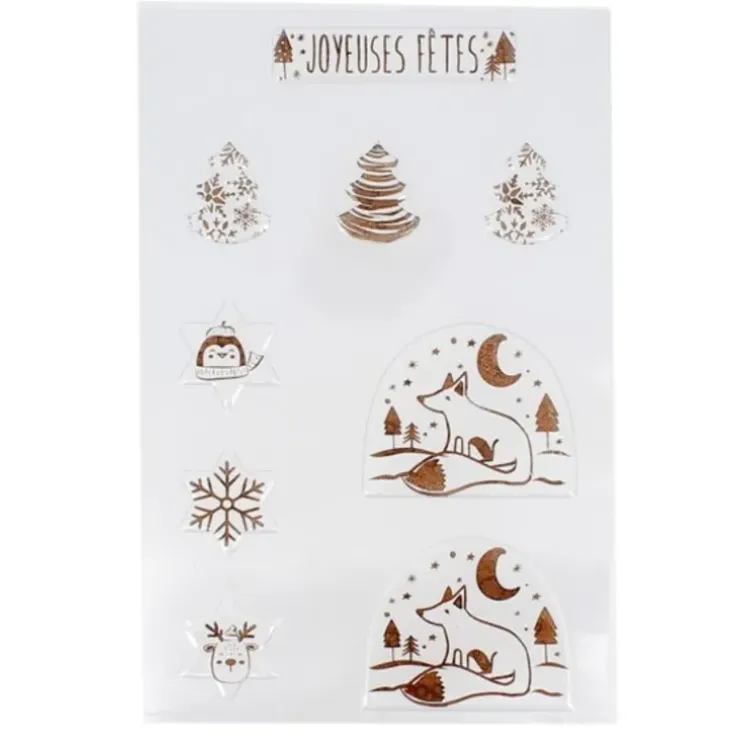 Cerf Dellier Transfert chocolat thème Noël Renard Hot