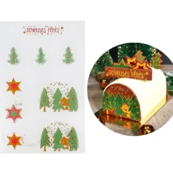 Cerf Dellier Transfert chocolat thème Noël Ourson Sale