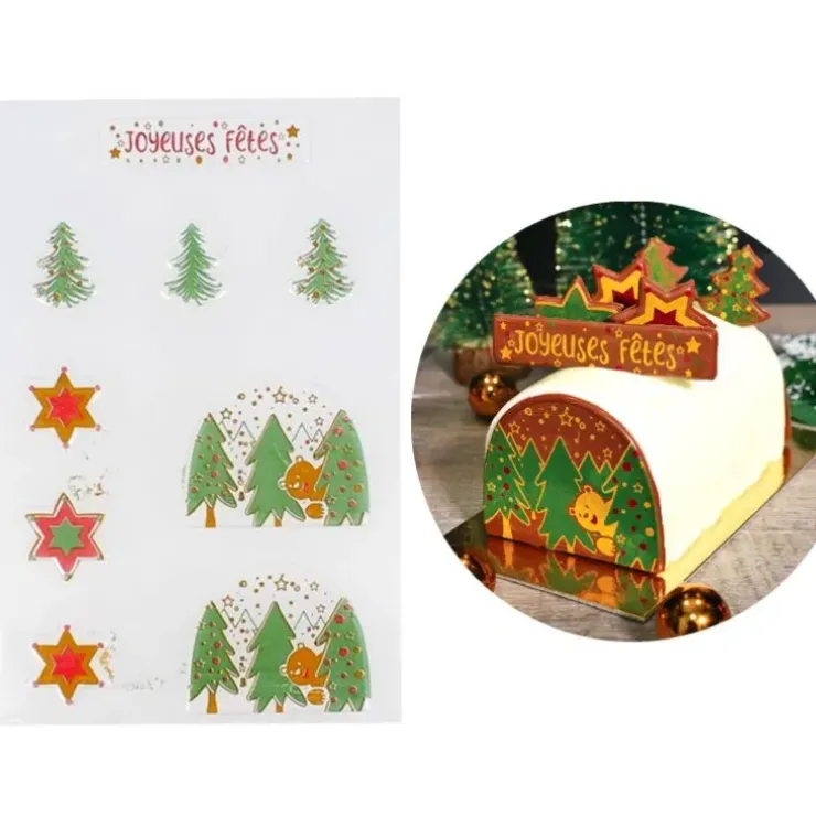 Cerf Dellier Transfert chocolat thème Noël Ourson Sale