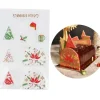 Cerf Dellier Transfert chocolat thème Noël classique