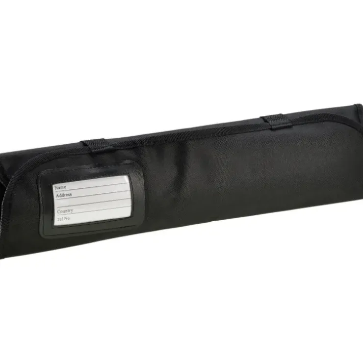Cerf Dellier Trousse à couteaux 7 pièces en nylon noir Clearance