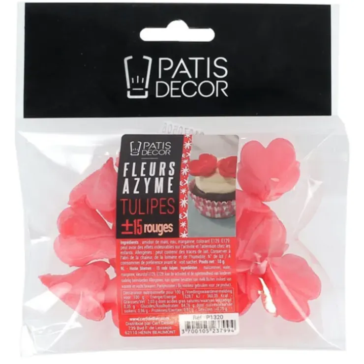 Cerf Dellier Tulipe rouge en azyme (x15) Best