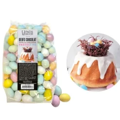 Cerf Dellier Œufs de caille en chocolat fourrés pastel 1 kg Hot