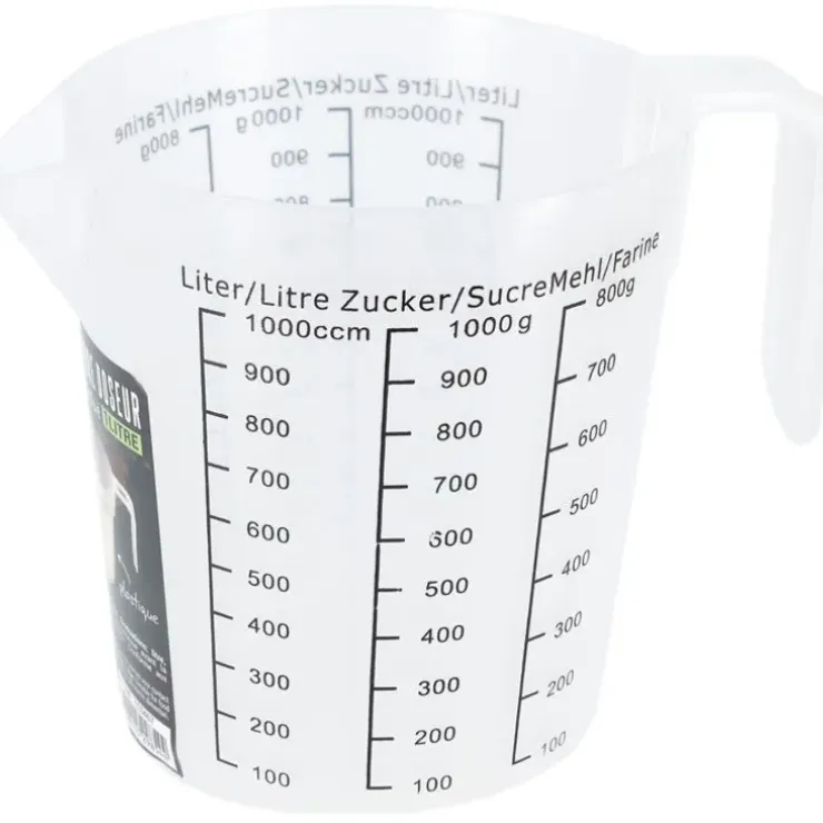 Cerf Dellier Verre doseur gradué plastique 1 L New