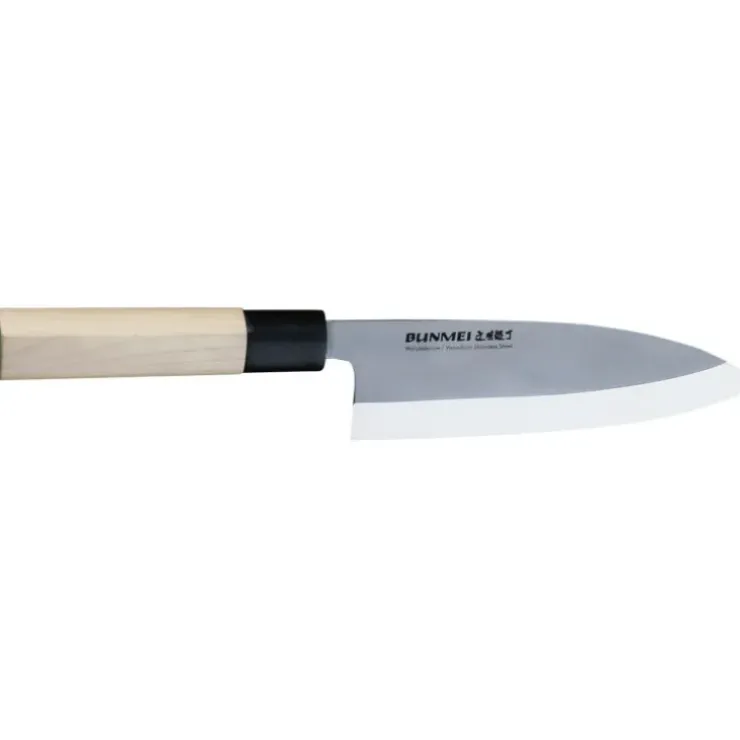 Cerf Dellier Yoshikin Bunmei couteau de boucher deba inox 16,5 cm